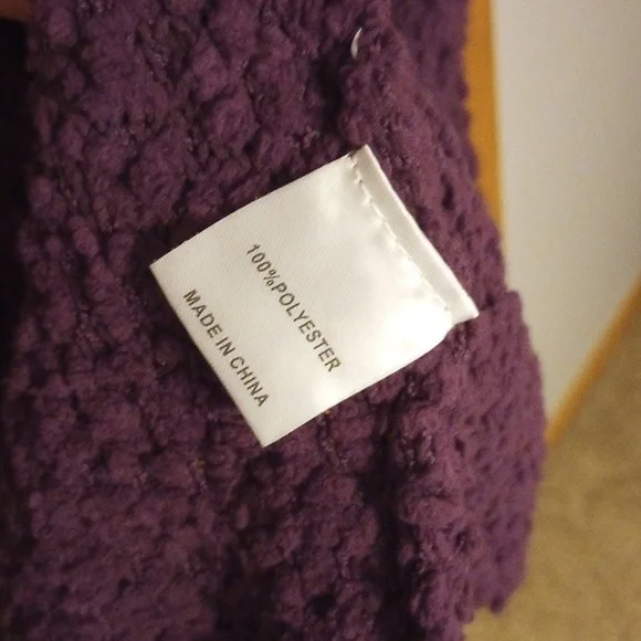 NWOT Popcorn Open Sweater Sz L - Picture 4 of 5